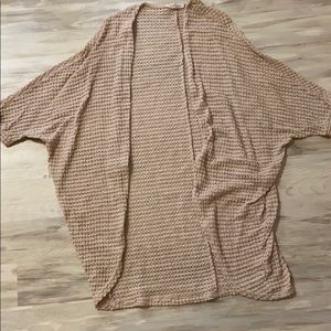 Crochet Tan Cardigan